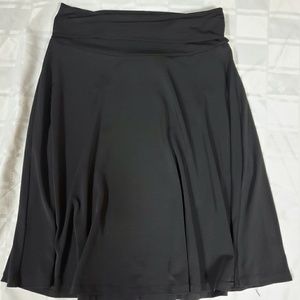 NEW Studio 253 Black Knit Flare Skirt M #1191